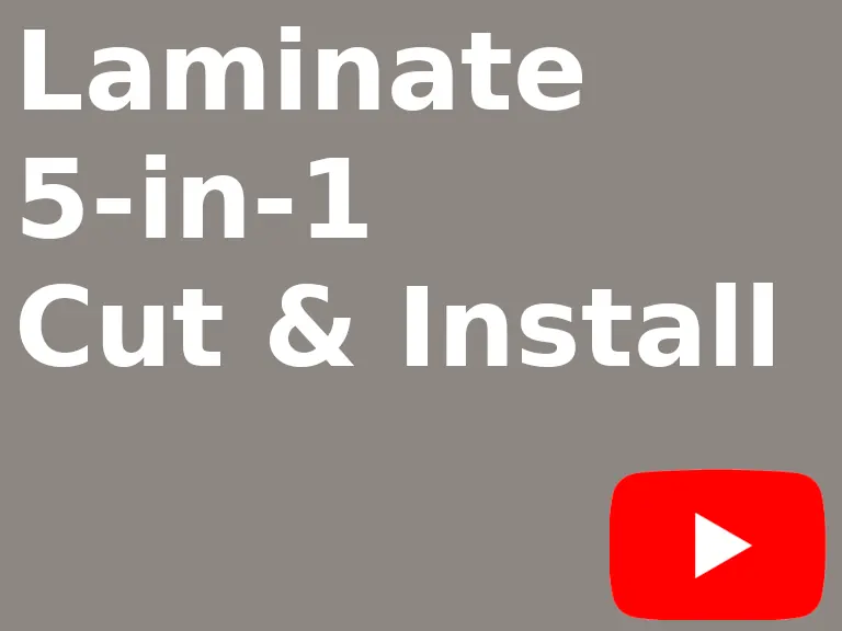Cut and Install Mohawk - Pergo - Quick Step Laminate 5-in-1